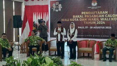 Pendaftaran di KPU Palu