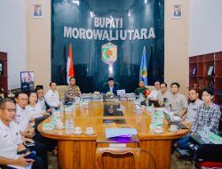 Bupati Morut Pimpin Rakor Percepatan Pembangunan Jaringan Listrik Kolonodale-Tentena