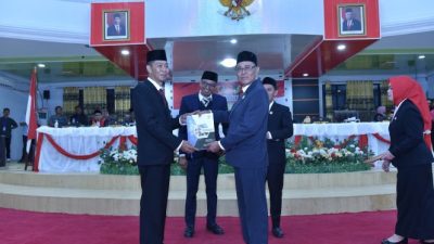 Kelvin Soputra Resmi Dilantik sebagai Wakil Ketua I DPRD Donggala