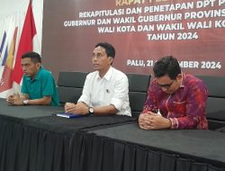 KPU Palu Tetapkan Tiga Paslon untuk Ikuti Kontestasi Pilkada 2024