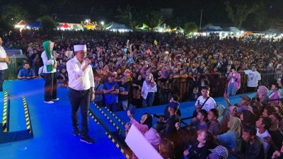 Ribuan Warga Masama Antusias Hadiri Deklarasi Anwar Hafid dan dr. Reny Lamadjido