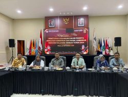 KPU Sulteng Tetapkan Tiga Pasangan Calon di Pilkada 2024