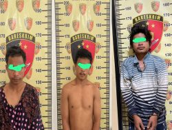 Satreskrim Polres Pasangkayu Ringkus Tiga Pelaku Curanmor Asal Donggala