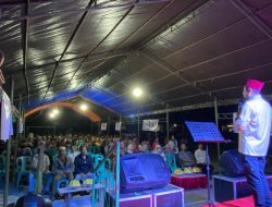 Ratusan Warga Sojol Utara Padati Kampanye Moh Yasin dan Syafiah di Desa Ogoamas