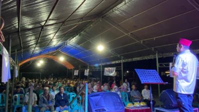 Ratusan Warga Sojol Utara Padati Kampanye Moh Yasin dan Syafiah di Desa Ogoamas