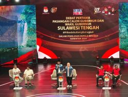 Anwar-Reny Paparkan Gagasan Perubahan dalam Debat Perdana Pilgub Sulteng