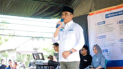 Kampanye di Desa Singura, Anwar Hafid: Kapal KM Berani Siap Berlayar Menuju Sulteng Sejahtera