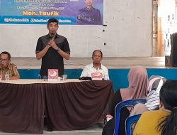 Ketua DPRD Donggala Moh. Taufik, Janji Bakal Perbaiki Jalan Mutiara di Desa Wani II