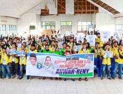 Komunitas Sopir dan Ojol Sulteng Nyatakan Dukung Anwar-Reny