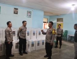 Kapolres Sigi Pantau Keamanan Surat Suara di Kecamatan