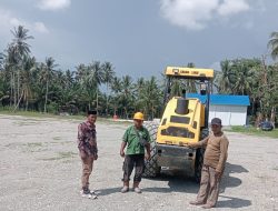 Apresiasi Kades Makmur Jaya Kepada PT Letawa Untuk Pembangunan Lapangan Sport Center