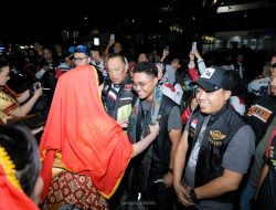 Fathur Razaq Sambut Hangat Puluhan Bikers IMBI Sulsel dan G20 Malaysia di Palu