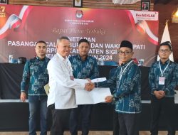 KPU Sigi Tetapkan Moh. Rizal Intjenae dan Samuel Y Pongi sebagai Bupati dan Wakil Bupati Terpilih