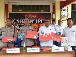 Polres Morowali Utara Ungkap Kasus Narkoba, 17 Tersangka Diamankan