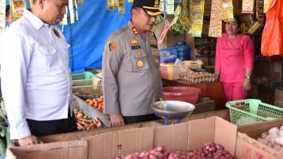 Kapolres Morowali Utara, Pantau Harga Sembako