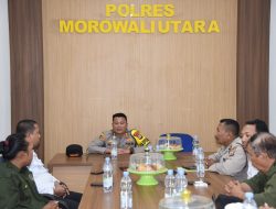 Kapolres Morut Apresiasi Jurnalis dalam Menyajikan Informasi