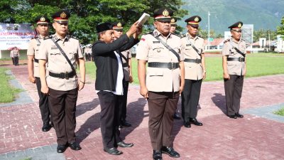 Lima Pejabat Polres Sigi Berganti, AKP Sidik Mushudiyanto Jabat Kabag Ops