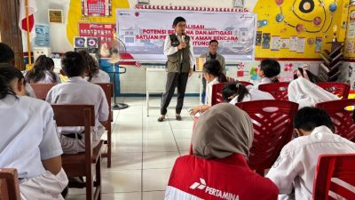 Pertamina Patra Niaga Sulawesi Sosialisasikan Mitigasi Bencana Sejak Dini