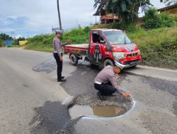 Polres Morowali Utara Cek Jalur Lintas Tengah Jelang Mudik Lebaran 2025