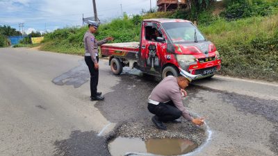 Polres Morowali Utara Cek Jalur Lintas Tengah Jelang Mudik Lebaran 2025