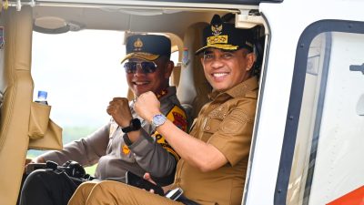 Tinjau Pelaksanaan PSU, Gubernur bersama Kapolda Menuju Banggai