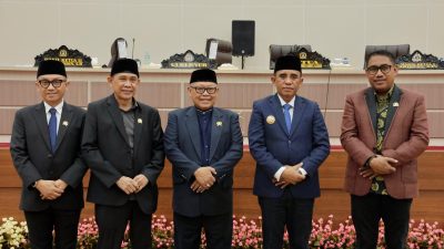 Ketua DPRD Sulteng Pimpin Paripurna Penyampaian Rekomendasi LKPJ Gubernur