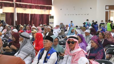 Kloter 9 Jemaah Haji Sulteng Tiba di Palu, Dua Dirawat di Madinah, Tiga Wafat