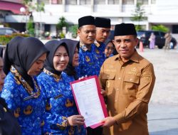 2.402 SK P3K Diserahkan, Gubernur Sulteng: Bekerjalah dengan Ikhlas dan Loyalitas
