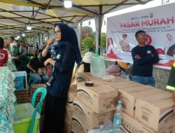 Bulog Sulteng Ikut Meriahkan Pasar Murah HUT Bhayangkara