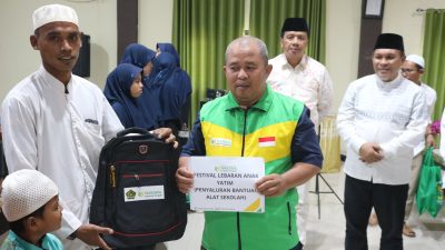 Kemenag Sulteng Gelar Lebaran Yatim dan Difabel, 335 Paket Bantuan Disalurkan Bersama Baznas dan LAZ