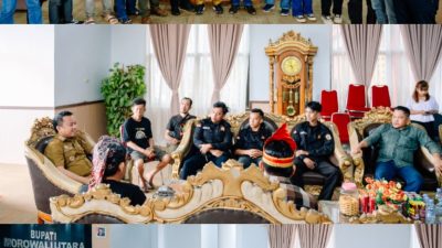 Terima Taruna Wita Mori, Bupati Morowali Utara Minta Semua Elemen Tetap Menjaga Kerukunan dan Kedamaian