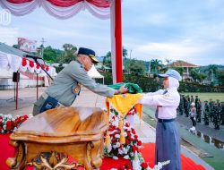 Gladi Upacara HUT RI ke-80 Digelar di Halaman Kantor Bupati Morut