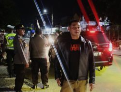 Kapolres Sigi Pimpin Patroli Skala Besar, Pastikan Keamanan Jelang HUT RI