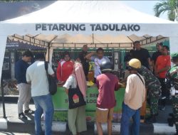 Bantu Rakyat, Korem 132/Tdl Bersama  Bulog Gelar Penjualan Beras Murah