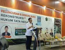 Akademisi UIN Datokarama Luncurkan Buku Rekonstruksi Hukum Tata Negara