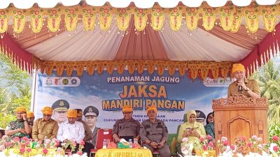 Bupati Sigi: Program Jaksa Mandiri Pangan Dukung Swasembada Nasional