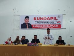 Serap Aspirasi Warga, Rusman Ramli Kundapil di Palu Timur