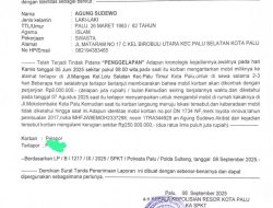 Pemilik Rental Laporkan Pejabat Pemkab Donggala Atas Dugaan Penggelapan Mobil