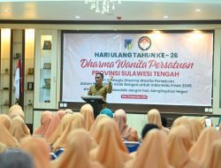 Gubernur Anwar Hafid Ajak Dharma Wanita Jadi Penggerak Pendidikan Keluarga Menuju Indonesia Emas 2045