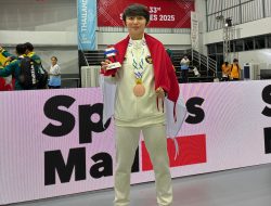 Akyko Micheel Kapito Atlet Teqball Sulteng Sumbang Perunggu di SEA Games 2025 Thailand