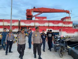 Karoops Polda Sulteng Cek Kesiapan Pengamanan di Pelabuhan Kolonodale