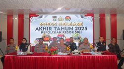 Sepanjang 2025, Polres Sigi Selesaikan 433 Kasus Kejahatan