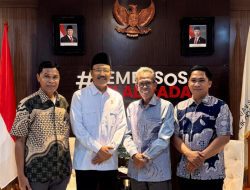 Rektor UIN Datokarama dan Mensos Bahas Pemberdayaan Mantan Napiter