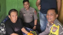 Polres Morowali Utara Jenguk Wartawan Korban Laka Lantas, Wujud Sinergi Polri dan Media