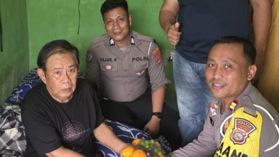 Polres Morowali Utara Jenguk Wartawan Korban Laka Lantas, Wujud Sinergi Polri dan Media