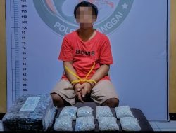Polres Banggai Ciduk Pria Pemesan  Paket Ribuan THD di Jasa Ekspedisi