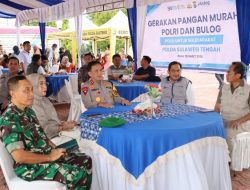 Bulog Sulteng Hadiri Launching Gerakan Pangan Murah Polri 2026