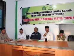 Hilal Tak Terlihat di Donggala, Kakanwil Sulteng Imbau Umat Jaga Kebersamaan