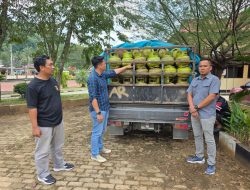 Polres Morowali Utara Sita 300 Tabung LPG 3 Kg Ilegal, Satu Sopir Diamankan