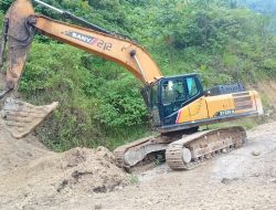 Akses Darat Desa Tanauge Ditingkatkan, PT GNI Lanjutkan Perbaikan Jalan di Morowali Utara